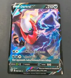 Pokemon Astral Radiance Darkrai V Ultra Rare Card 098/189 NM - Image 1