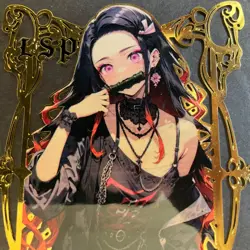 Goddess Story Gold METAL Card - Serial Number #/100! Anime Girl Demon Slay - Image 2