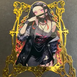 Goddess Story Gold METAL Card - Serial Number #/100! Anime Girl Demon Slay - Image 4