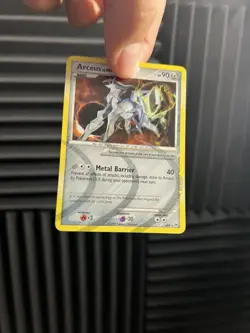 Pokemon TCG Arceus Holo Rare Card AR9/9 - Image 1
