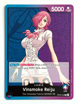 One Piece - L Leader Card Lot of 3 Monkey.D.Luffy Vinsmoke Reiju Trafalgar Law - Image 3
