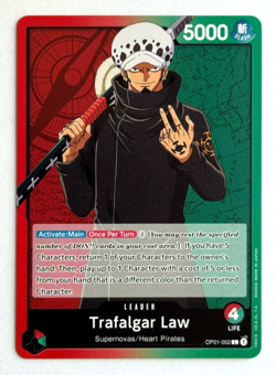 One Piece - L Leader Card Lot of 3 Monkey.D.Luffy Vinsmoke Reiju Trafalgar Law - Image 4