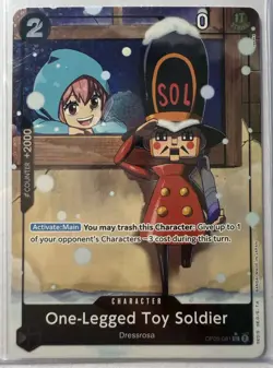 One-Legged Toy Soldier (Alt Art) OP05-081 ENGLISH ONE PIECE Card The Best PRB-01 - Image 1