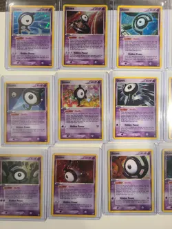 Pokemon Card Unown A to Z U ! 28 Cards Full Holo Complete Set Unseen Forces - Image 2