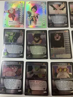 Lot Of 22 - Dragonball Z Trading Cards - All Holo Foils! MP-LP - Image 2
