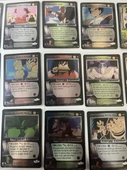 Lot Of 22 - Dragonball Z Trading Cards - All Holo Foils! MP-LP - Image 3