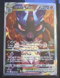 Lucario VSTAR SWSH291 SWSH: Sword & Shield Promo Cards Holo SEALED - Image 1