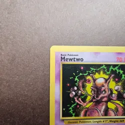 Mewtwo Pokemon Black Star Promo 14 Card - MP - Image 2