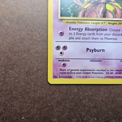 Mewtwo Pokemon Black Star Promo 14 Card - MP - Image 4