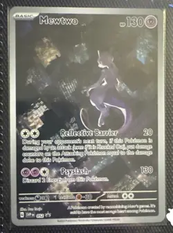Pokemon TCG 151 Mewtwo 052 SVP Scarlet & Violet Promo Card Foil English - Image 1