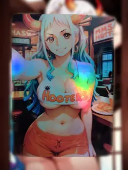 Yamato Hooters One Piece Anime Waifu Sexy Goddess Doujin Hentai Lewd Card - Image 1