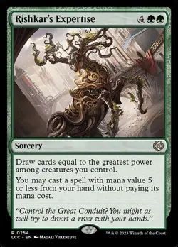 Rishkar's Expertise Commander: The Lost Caverns of Ixalan NM MTG Non-Foil - Image 1