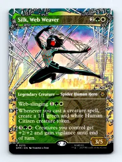 #215 2025 Marvel's Spider-Man } Silk, Web Weaver Rare - Image 1