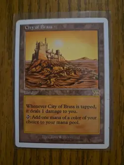 City of Brass Classic MTG Core Set 6th Edition Regular - Image 1