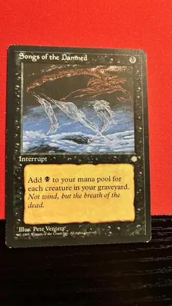 1 Song of the Damned Ice Age - Near Mint NM MtG Magic the Gathering - Image 1
