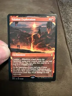 Mtg Magic Zendikar Rising Showcase Calamity Exploration Crimp Misprint Error - Image 1
