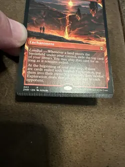 Mtg Magic Zendikar Rising Showcase Calamity Exploration Crimp Misprint Error - Image 2