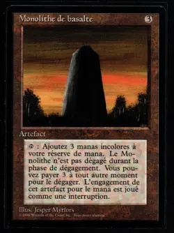 *MRM* FR/VF Monolithe de basalte (Basalt Monolith) NM MTG FBB - Image 1