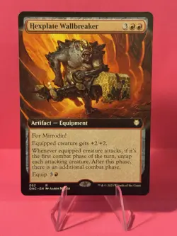 Hexplate Wallbreaker (Extended Art) Commander: Phyrexia: All Will Be One Regular - Image 1