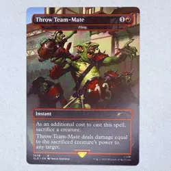 SLD Throw Team-Mate - Fling (Borderless) Secret Lair Drop NonFoil MTG NM - Image 1