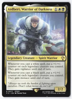 Ardbert, Warrior of Darkness R Commander: FINAL FANTASY 77 NM - Image 1