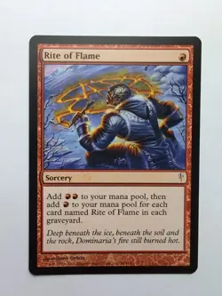 MTG Rite of Flame (CSP) Coldsnap Regular Common 96/155 - Image 1