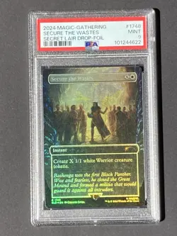 2024 Magic The Gathering Secret Lair Drop Secure The Wastes Foil #1748 PSA 9 - Image 1