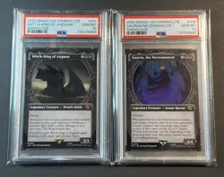 Sauron, the Necromancer and Witch-King Of Angmar Showcase GEM MT PSA 10 MTG - Image 1
