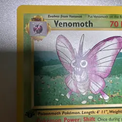 Venomoth 29/64 Jungle 1st Edition Non-Holo - Lightly Played + (LP+) Pokemon - Image 2