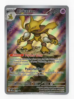 Pokemon TCG - Alakazam 009 Promo Mega Evolution NM Condition - Image 1