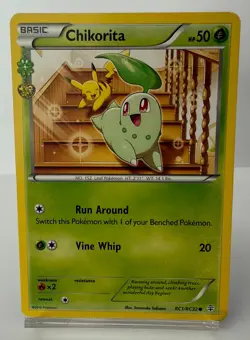 Chikorita RC1/RC32 Pokemon Generations Common Regular LP - Image 1