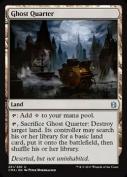 Ghost Quarter ~ Commander Anthology 1 [ Excellent ] [ Magic MTG ] - Image 1
