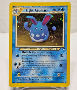 Light Azumarill 13/105 Holo Rare Unlimited Neo Destiny SWIRL Pokemon 7883 - Image 1