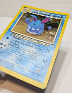 Light Azumarill 13/105 Holo Rare Unlimited Neo Destiny SWIRL Pokemon 7883 - Image 2