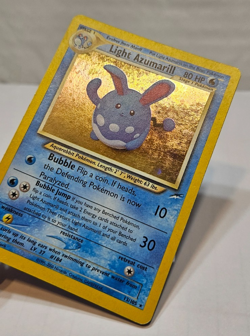 Light Azumarill 13/105 Holo Rare Unlimited Neo Destiny SWIRL Pokemon 7883 - Image 3