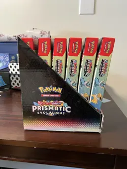 Pokemon TCG: Prismatic Evolutions - Poster Collection Sealed Lot Of 6 W/ Display - Image 5