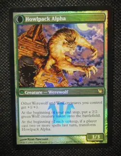 MTG FOIL MAYOR of AVABRUCK / HOWLPACK ALPHA Innistrad PROMO - Image 2