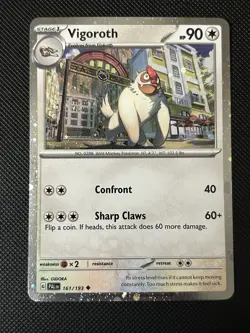 Pokemon Paldea Evolved - Slakoth Vigoroth Slaking - Cosmos Promo 160 161 162/193 - Image 4