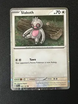 Pokemon Paldea Evolved - Slakoth Vigoroth Slaking - Cosmos Promo 160 161 162/193 - Image 5