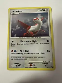 Pokemon TCG Latias 3/17 Holo Pop Series 7 Excellent Condition - Image 1