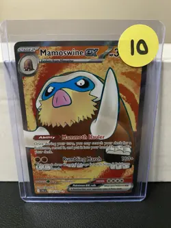 Pokemon TCG Mamoswine EX 174/159 Journey Together Ultra Rare - Image 3