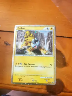 Pokemon TCG Raikou (HGSS Promo 19) Fall 2010 Collector's Tins HGSS19 Regular... - Image 1