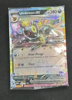 Umbreon EX 060/131 Prismatic Evolution Sealed Stamped Surprise Box Promo Pokemon - Image 1
