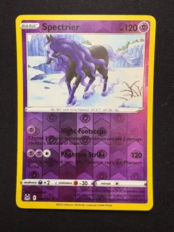 Spectrier 081/196 Reverse Holo Rare LP - Pokemon TCG Sw&Sh Lost Origin LOR - Image 1