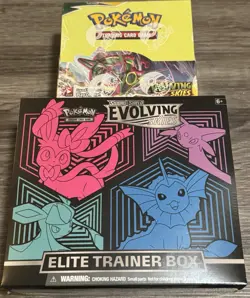 Pokemon Evolving Skies Booster Box And Elite Trainer Box 1st PRINT Check Pics - Image 1