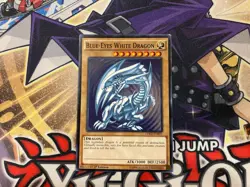 Blue-Eyes White Dragon LDK2-ENK01 1st Common LP Yugioh Card - Image 1