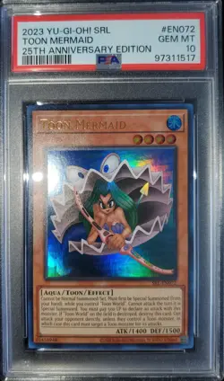 Yugioh 2023 Toon Mermaid SRL-EN072 PSA 10 - Image 1