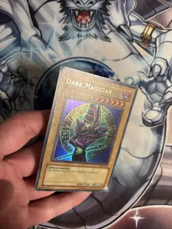 (F) Yu-Gi-Oh! TCG Dark Magician LOB-005 Ultra Rare Unlimited Edition MP - Image 4