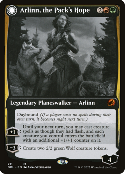 Arlinn, the Pack's Hope - Double Feature Showcase - DBL - NM - MTG - Image 1