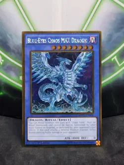 Yugioh Blue-Eyes Chaos MAX Dragon MVP1-ENG04 Gold Rare 1st Edition NM - Image 1